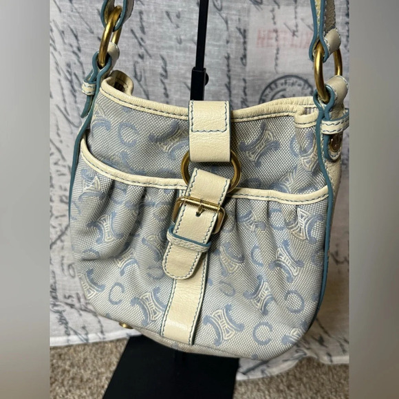 Celine Blue Mini Bucket Bag - Picture 1 of 8
